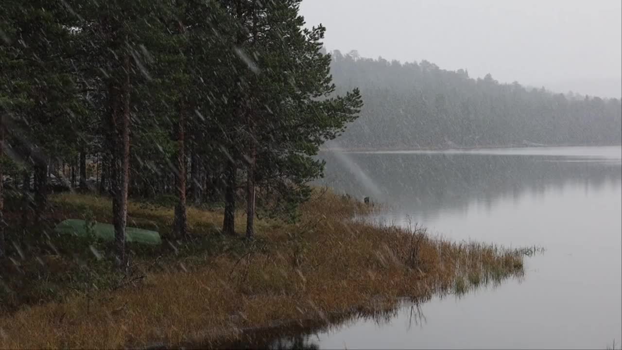 雪芬兰视频素材