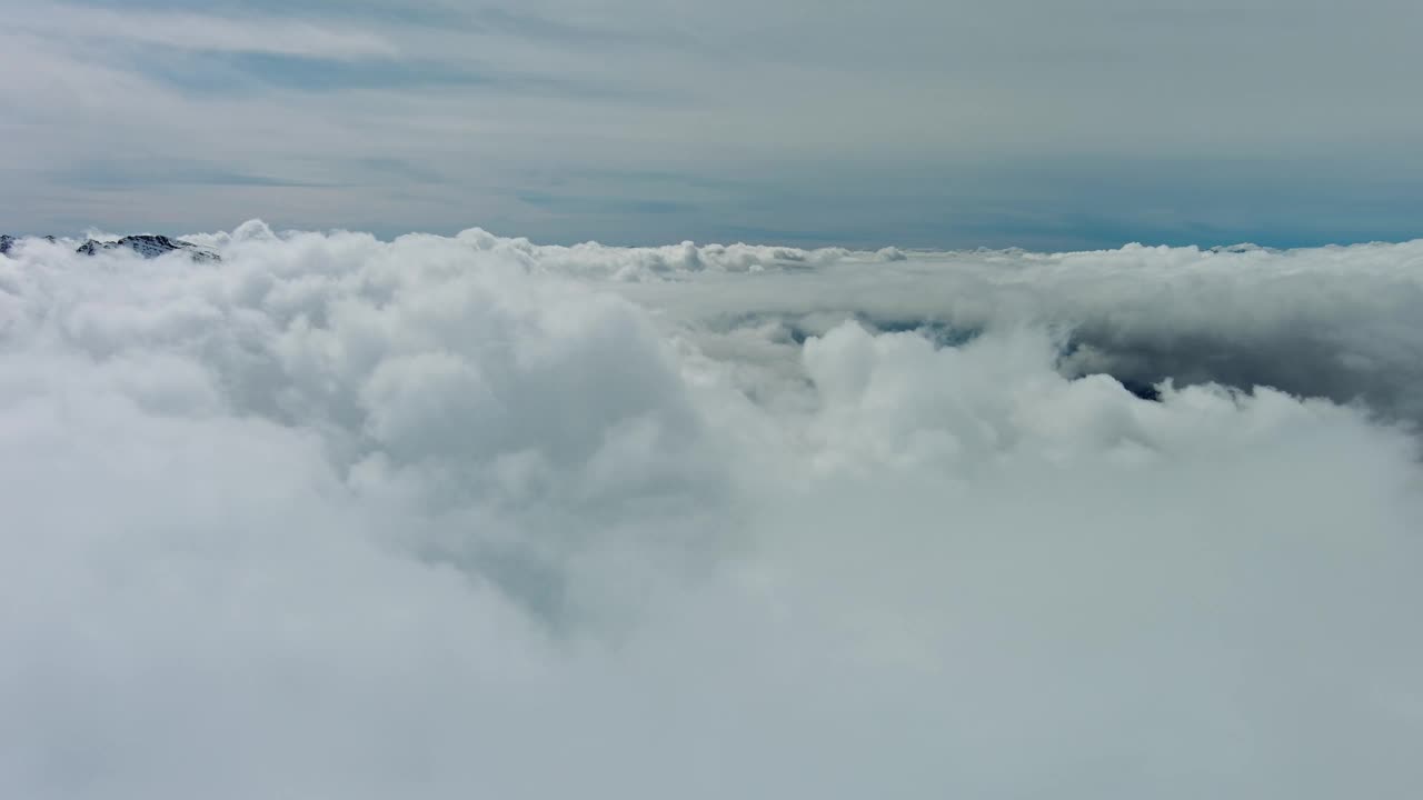 高山雪山景观视频素材