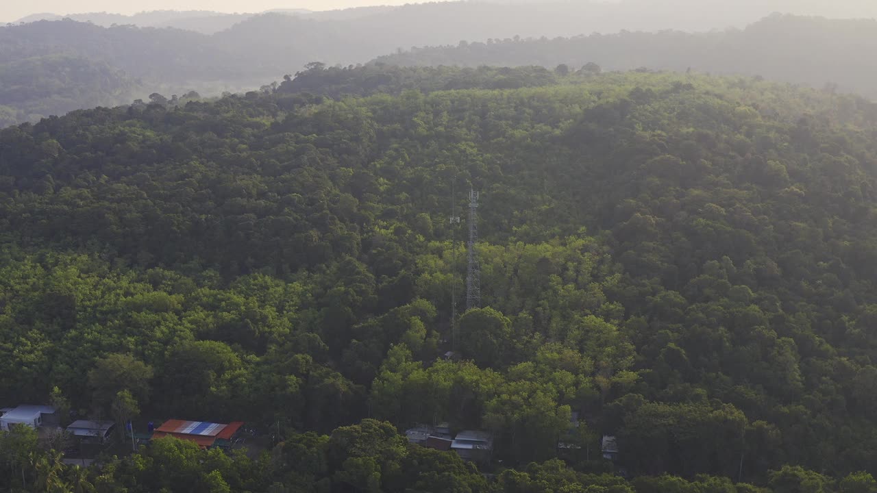 美丽的热带红树林景观，Koh good岛，泰国视频素材