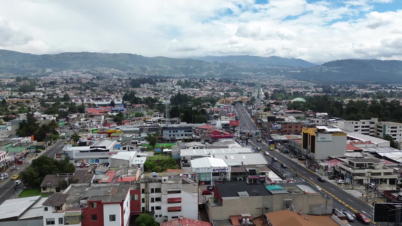 Sangolquí， Valle de los Chillos - Pichincha视频素材