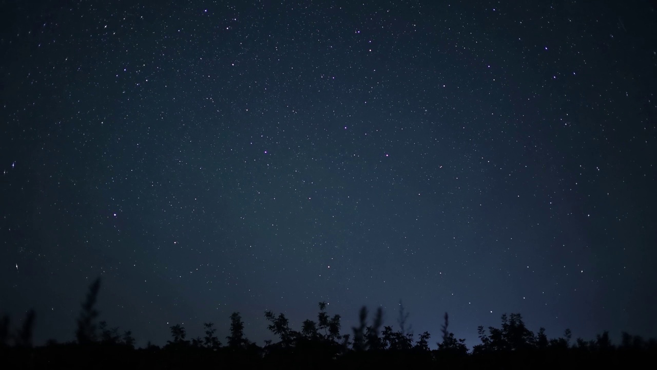 4k延时拍摄的银河系夜空视频素材