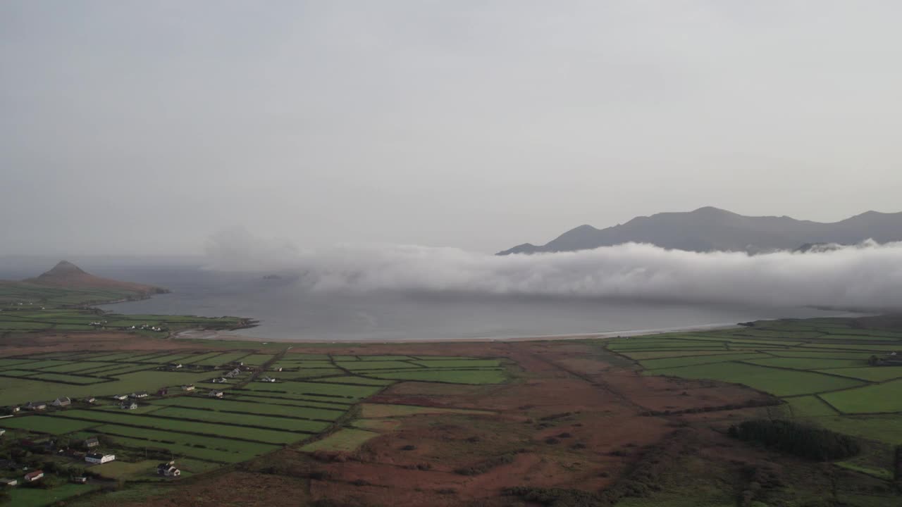 在风景优美的大西洋海岸上空视频下载