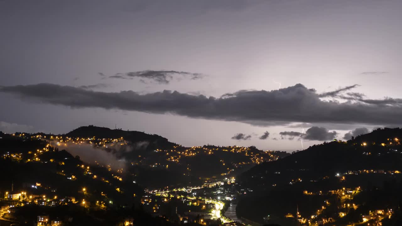 闪电下雨视频下载