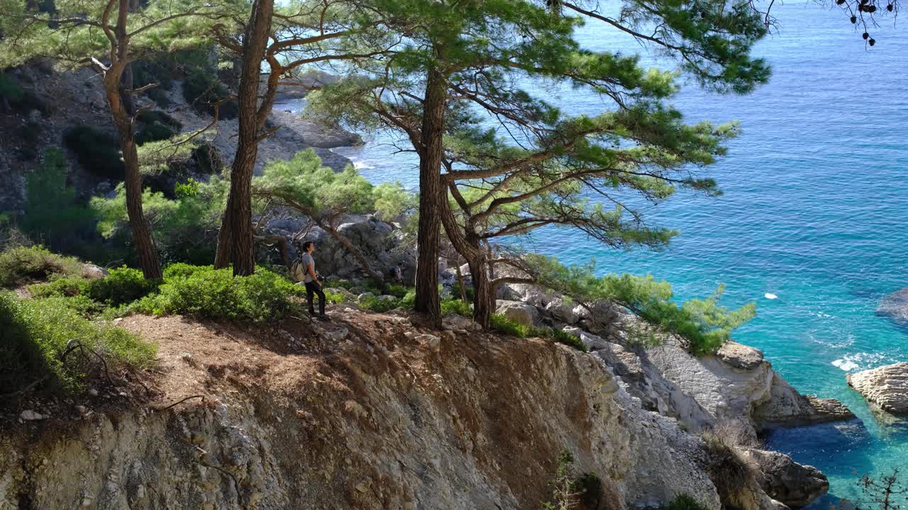 土耳其，前往Kemer市，大石头湾视频素材