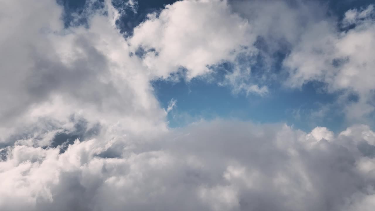 航空旅行。理想的电影院，背景。视频素材