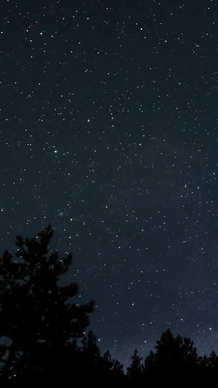 星空中的宇宙星系银河系视频素材