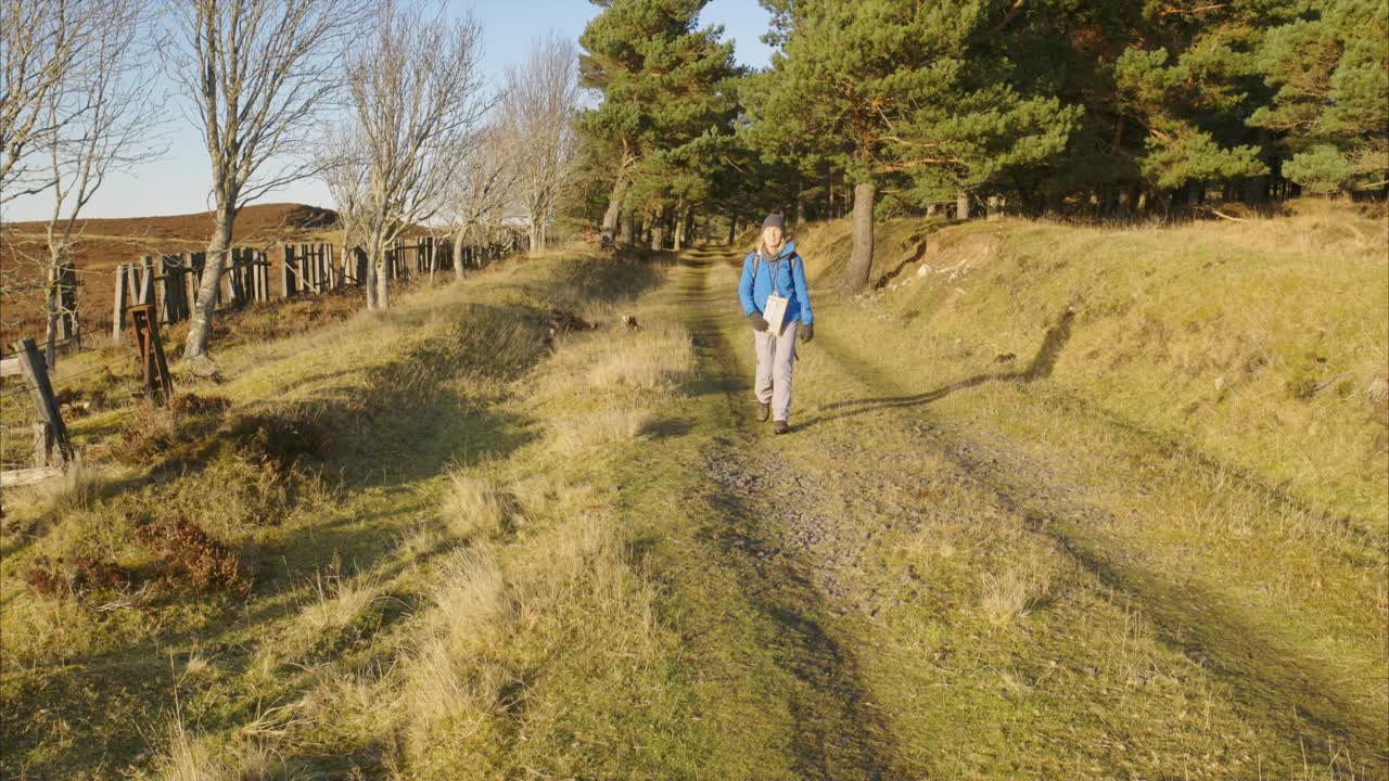 达瓦路长途步道，马里，苏格兰视频素材