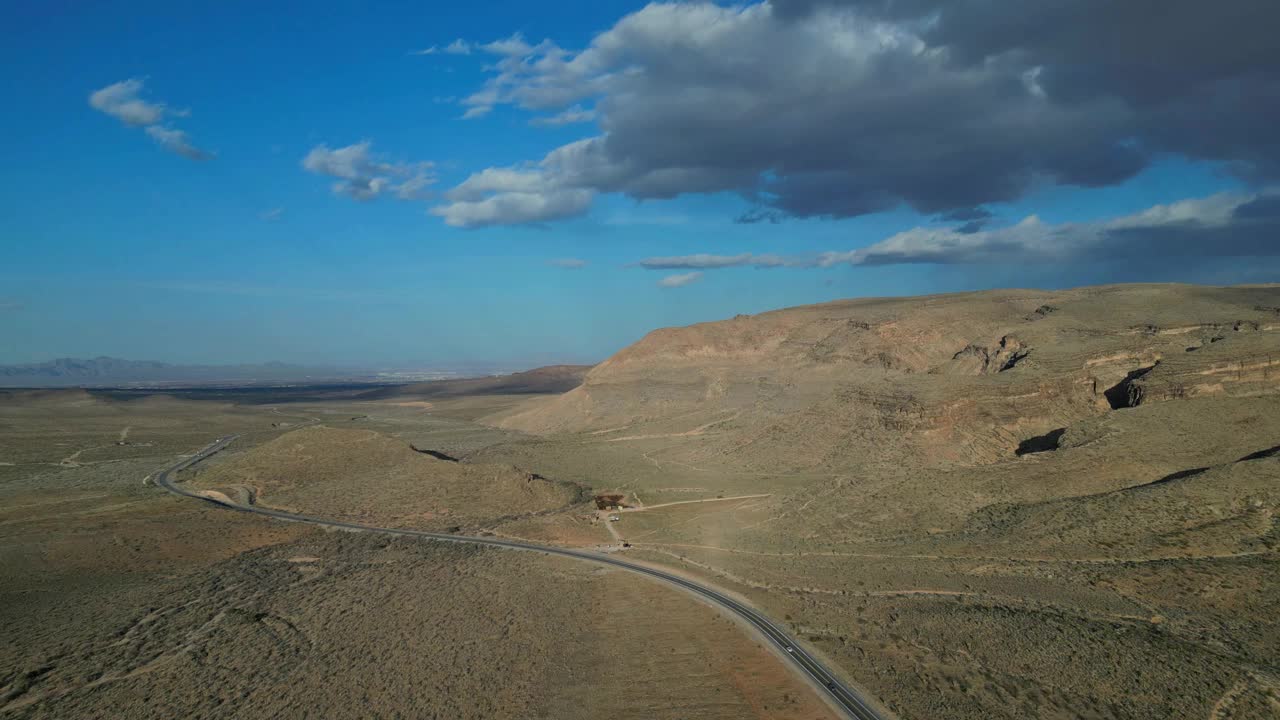 红岩峡谷的美丽景色，拉斯维加斯，内华达州视频素材