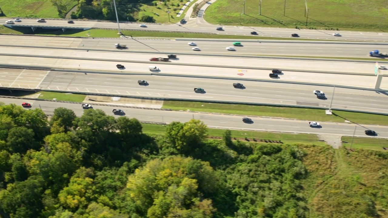 高速公路航空视频素材