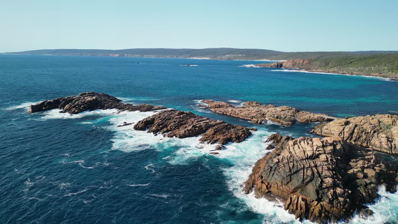 澳大利亚雅林up运河海岸全景视频素材