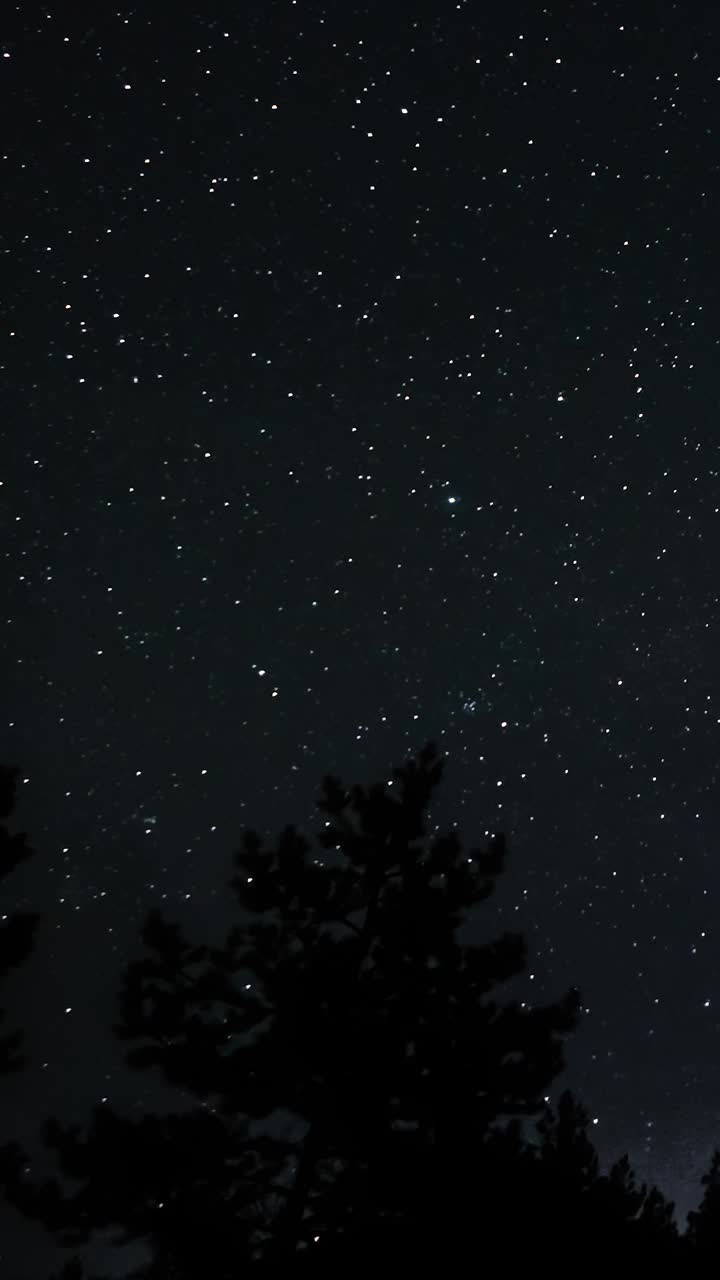 星空中的宇宙星系银河系视频素材