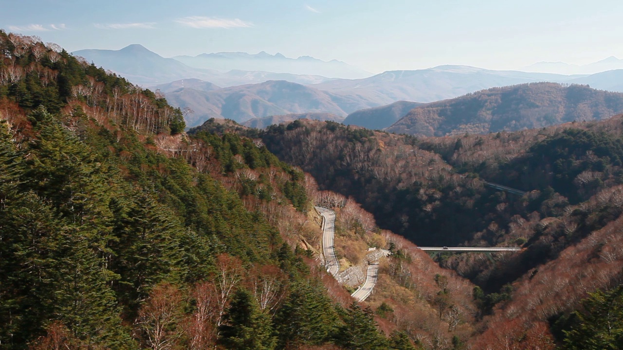 长野的一座山视频素材