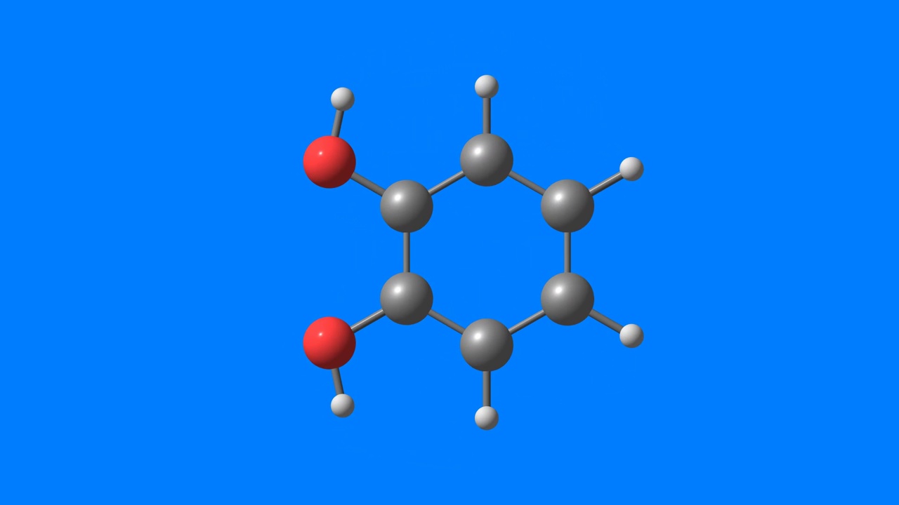 儿茶酚分子旋转视频全高清视频素材