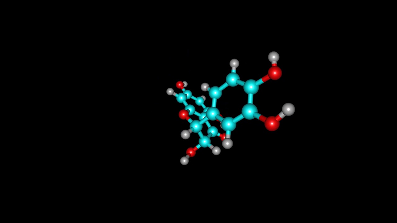 紫杉醇分子旋转视频全高清视频素材