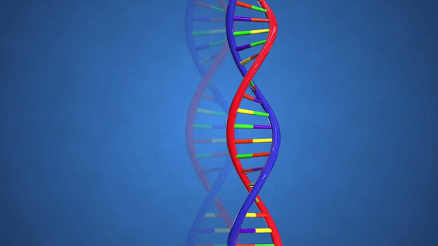 彩色DNA结构可循环全高清视频下载