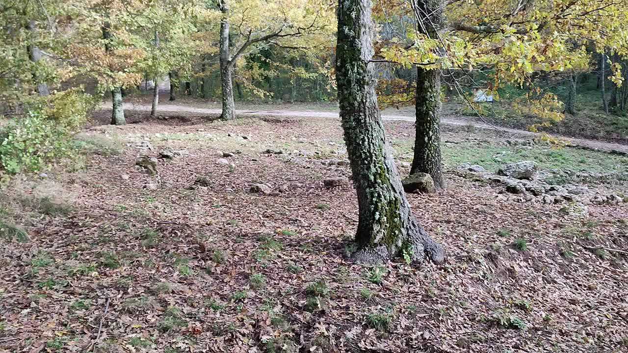 巴拉内洛-瓦伊拉诺山上萨姆奈特人城市佩特拉的考古发掘视频素材