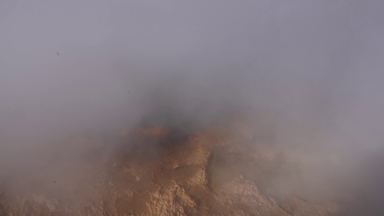 埃尔塔蒂奥火山的喷气孔和间歇泉视频素材