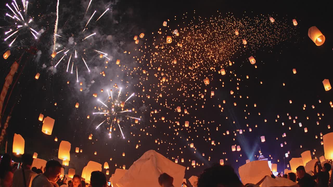 灯节是传统节日。视频素材