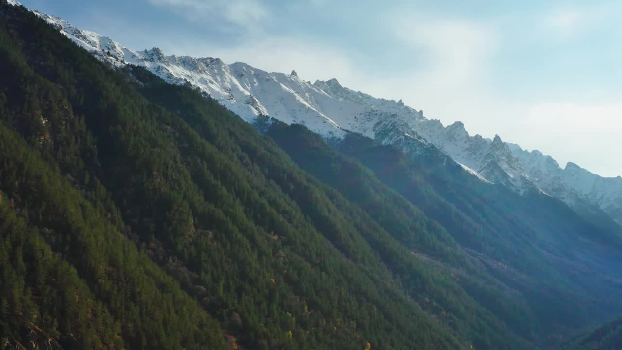 迪庆白马山雪域国家级自然保护区视频素材