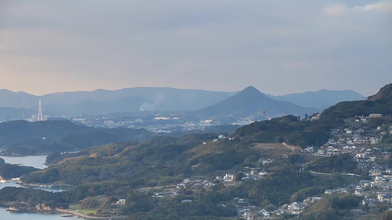 日本的乡村小镇视频素材