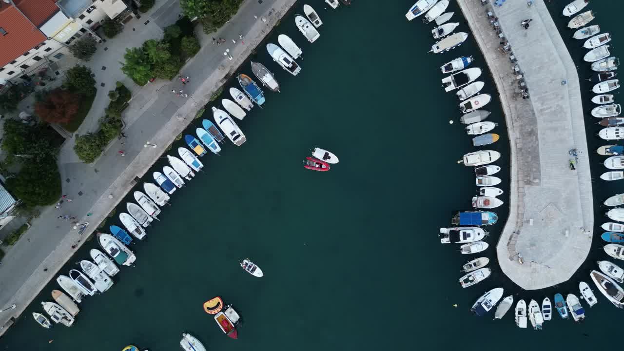 地中海港口城市视频素材