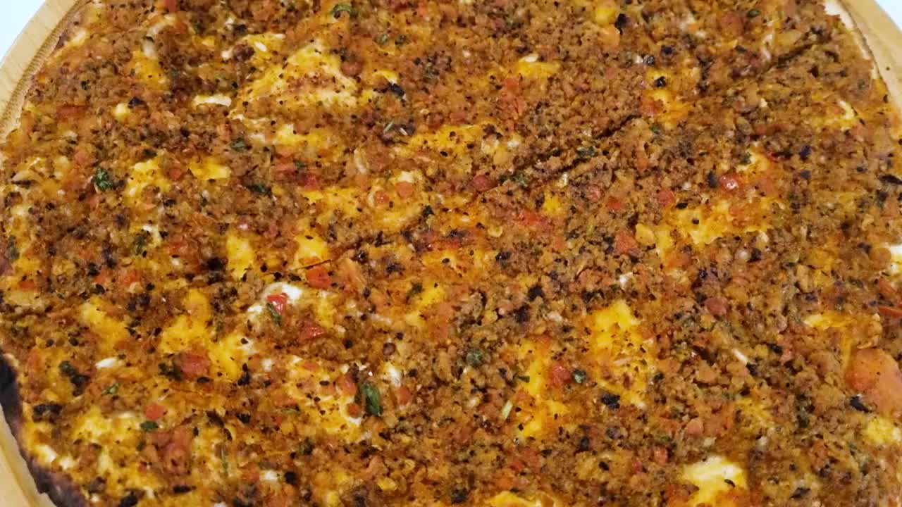 土耳其lahmacun视频素材