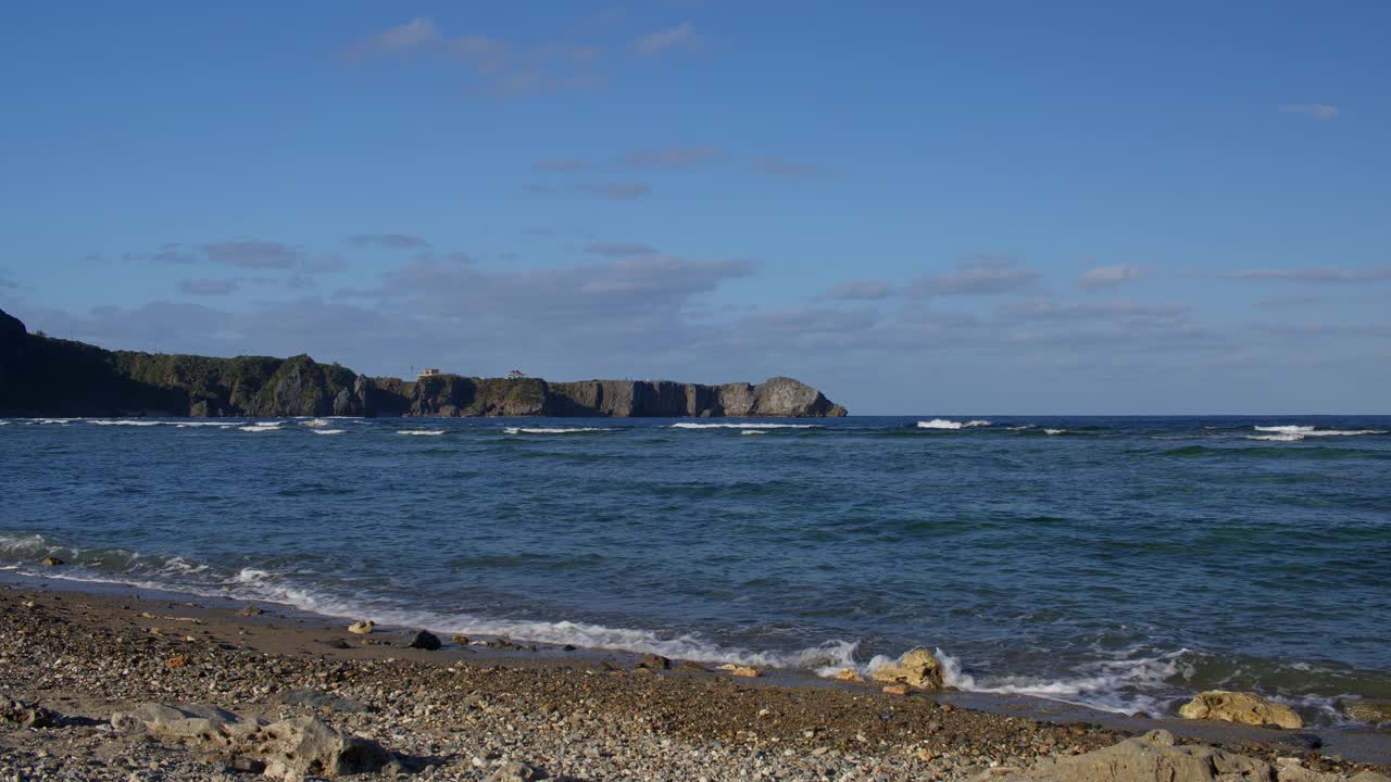 日本河户角的巨浪。视频素材