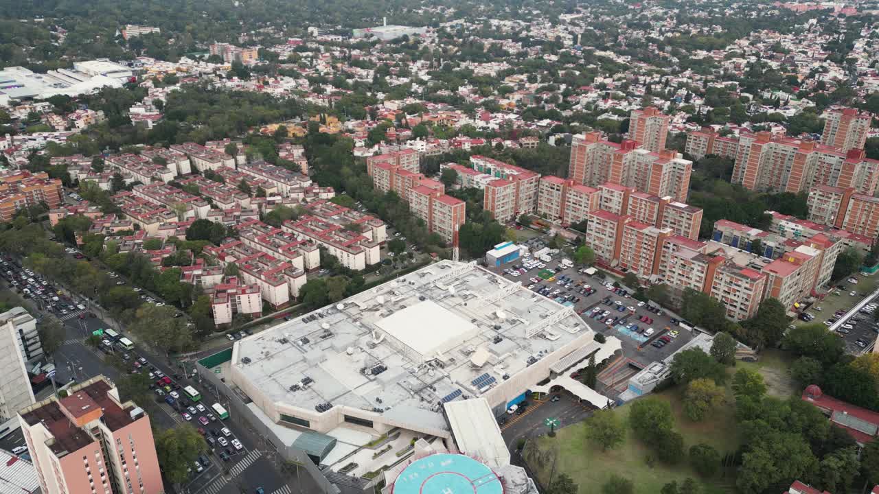 Coyoacan，墨西哥城南部的住宅区视频素材