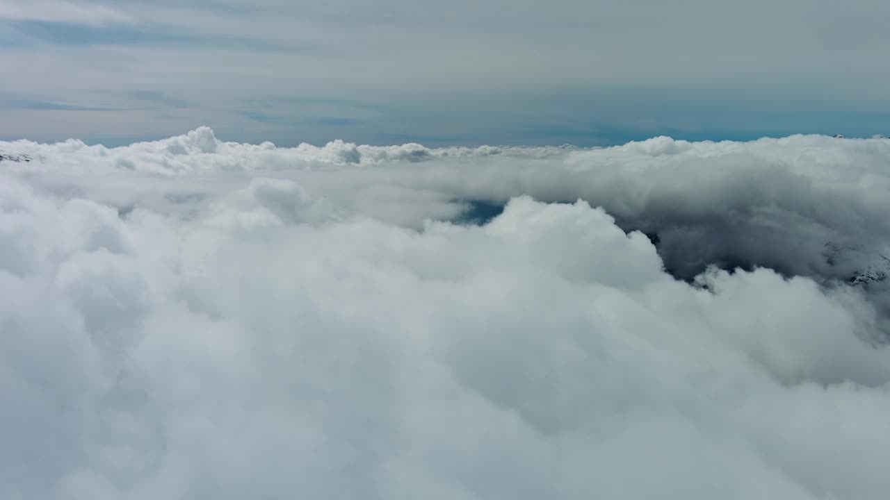 高山雪山景观视频素材