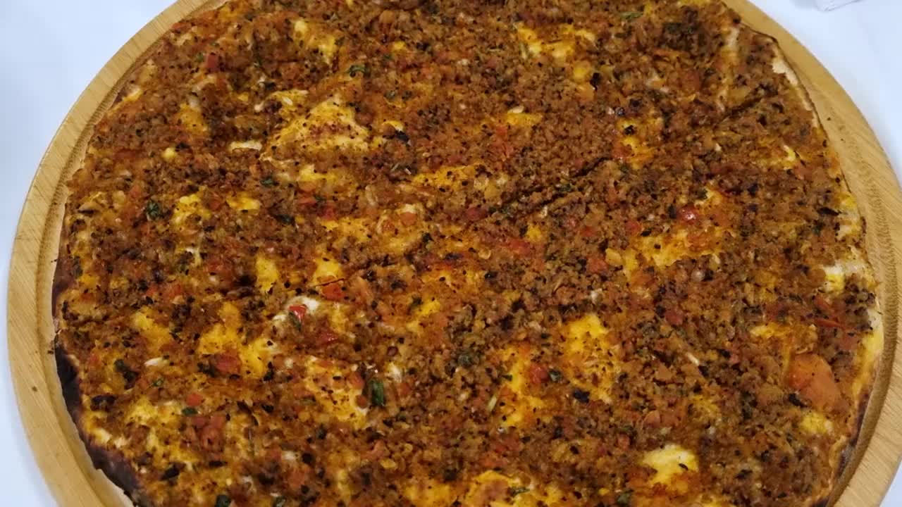 土耳其lahmacun视频素材