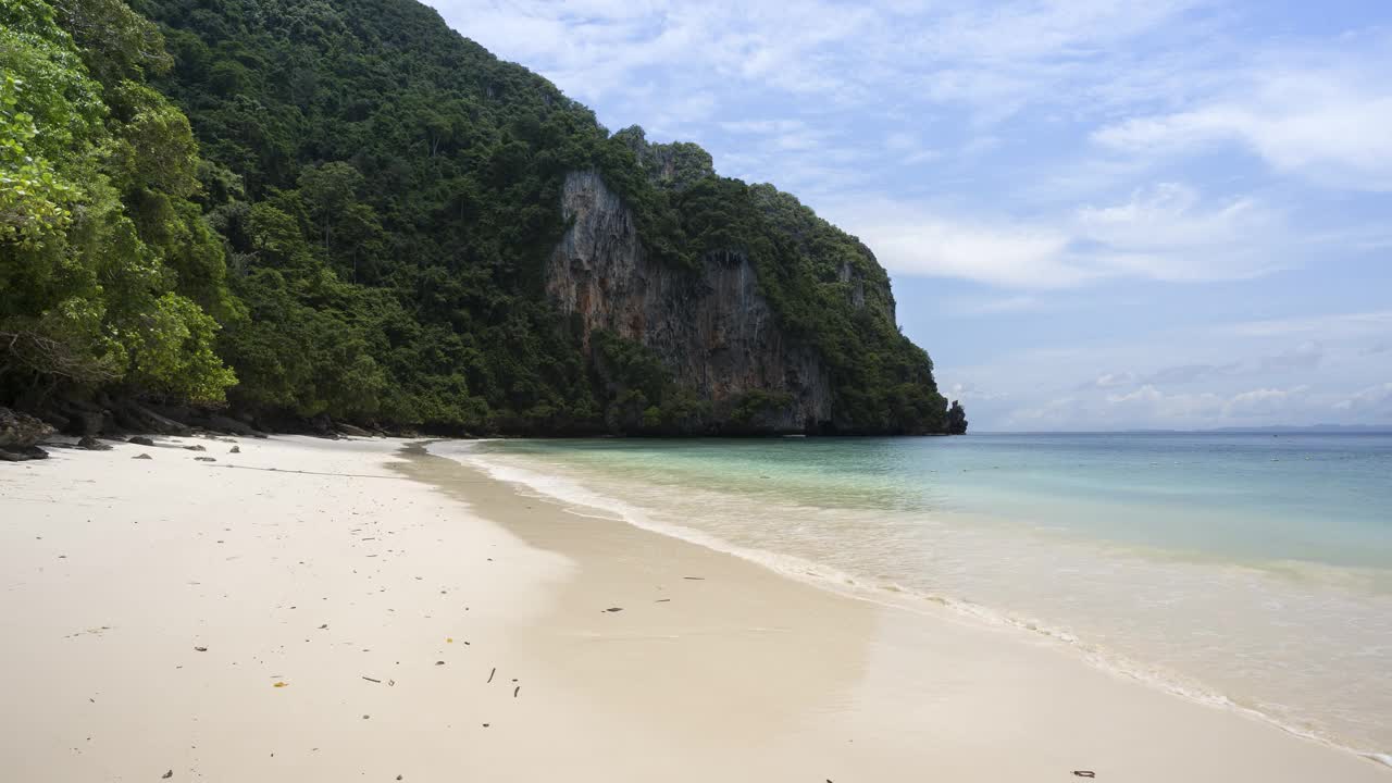 泰国南部多云的海景视频素材