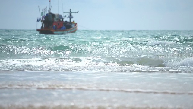 大海中的波浪视频下载