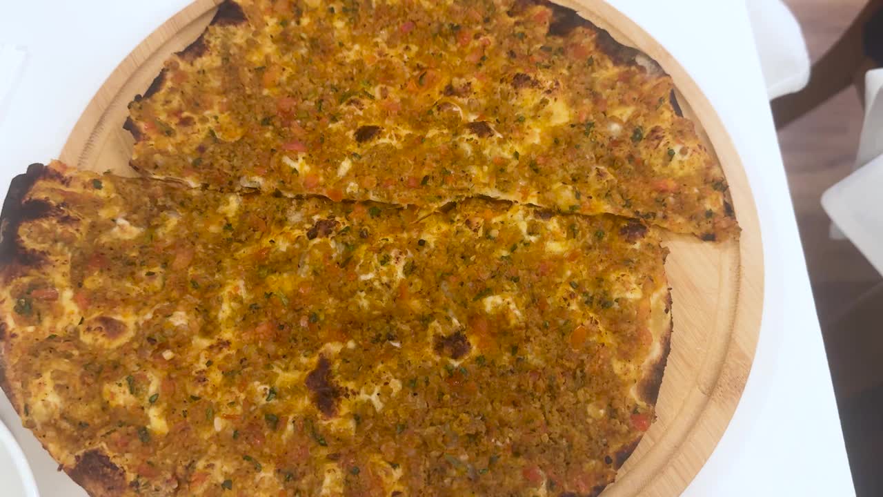 土耳其lahmacun视频素材