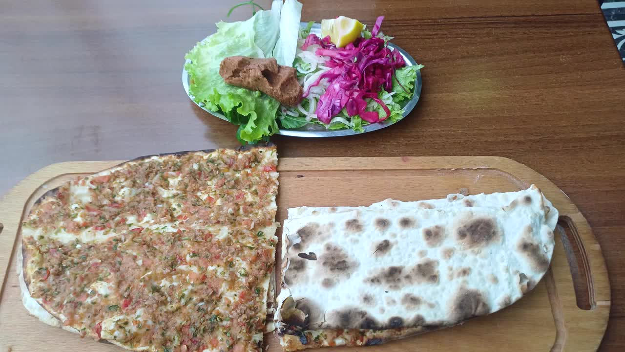 土耳其lahmacun视频素材