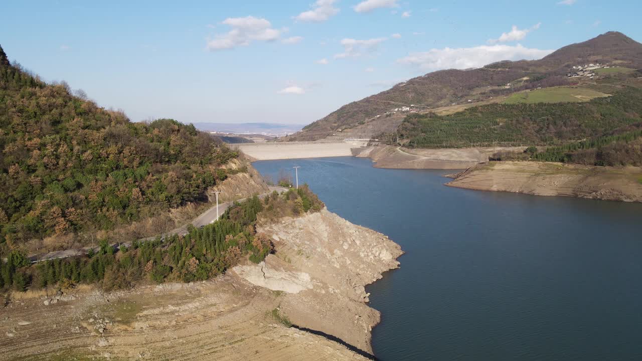 空中河山景观视频素材