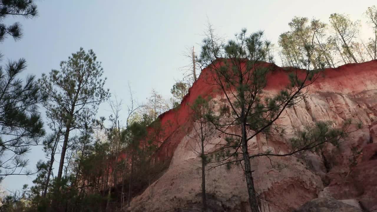 普罗维登斯峡谷壁景视频素材