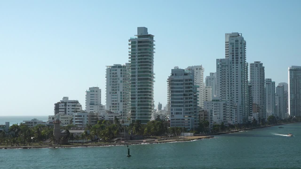 加勒比海，旅游胜地。视频素材