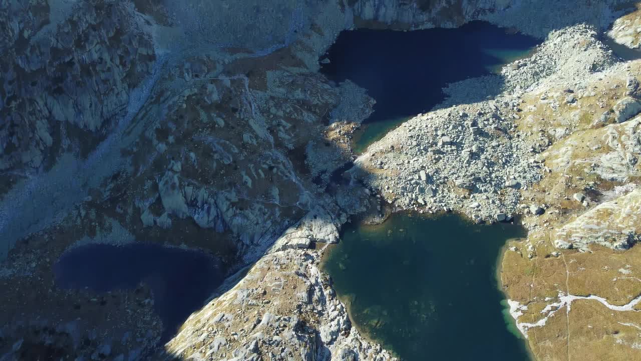 风景秀丽的山景。高塔特拉，斯洛伐克视频素材