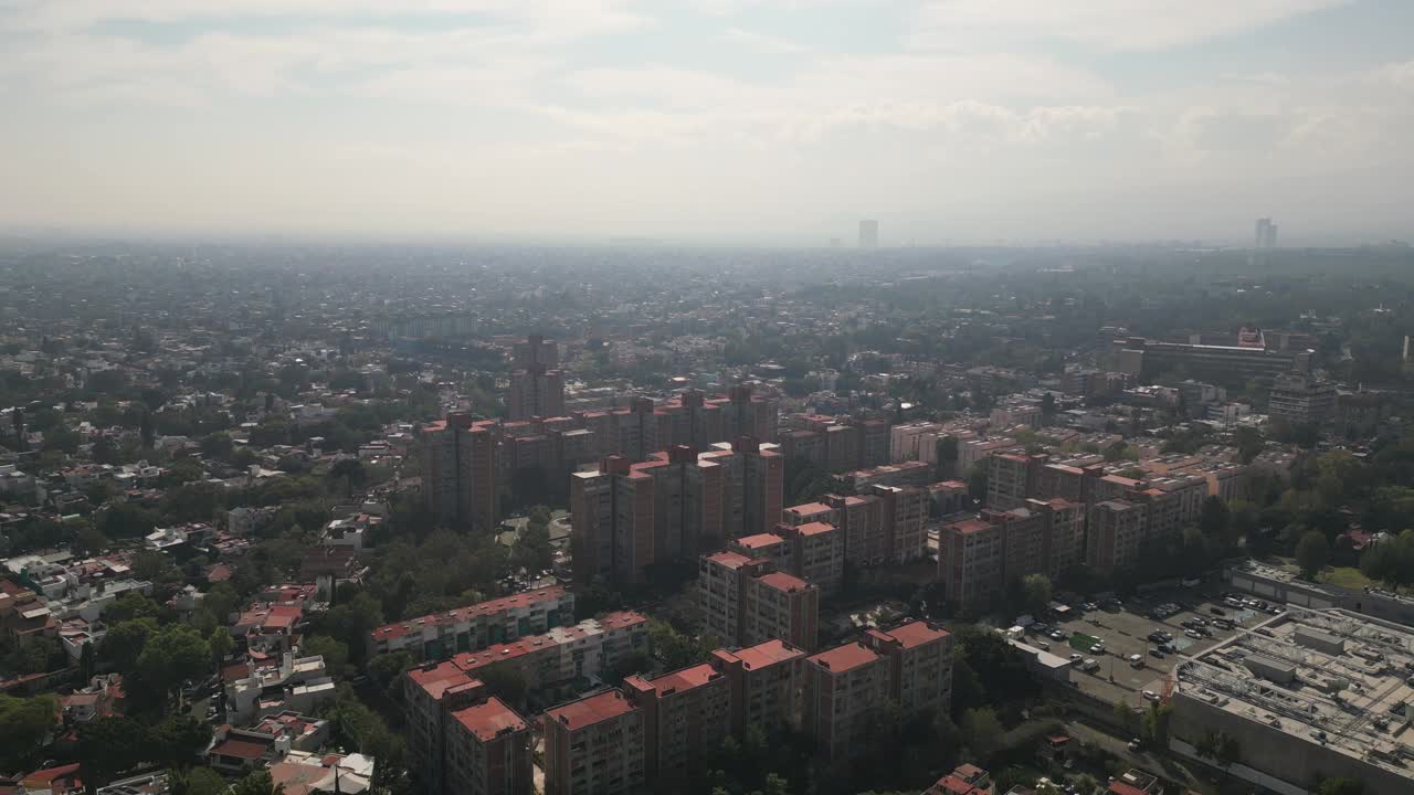 墨西哥市Coyoacán Copilco地区的泛美联盟视频素材