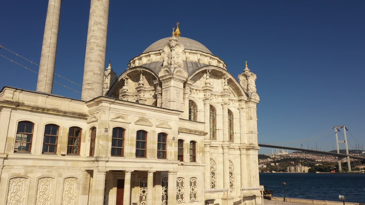 Ortakoy Camii视频素材