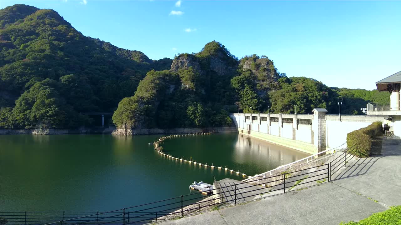 重力坝视频素材