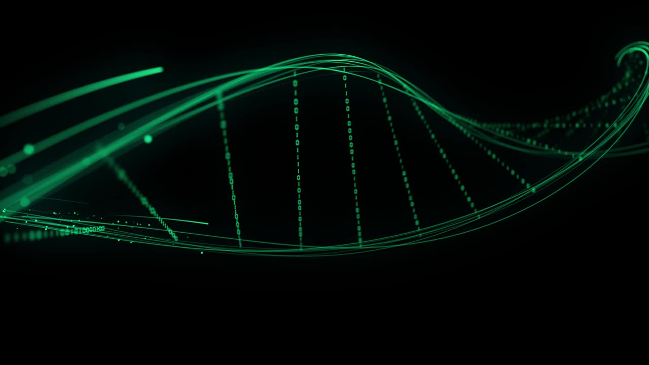 DNA概念数字制图视频素材