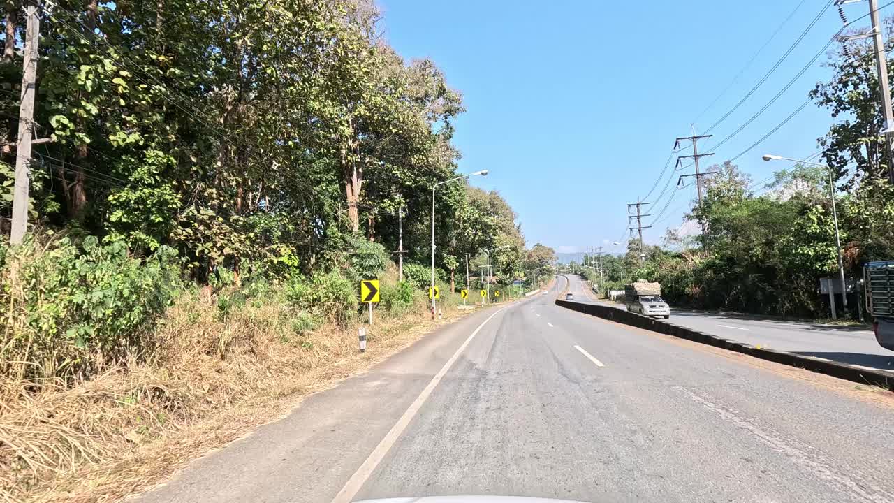 乡村风景公路之旅视频素材