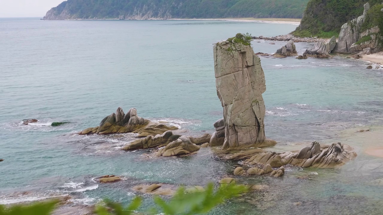 滨海边疆区有选择性的重点旅游和海上旅游视频素材