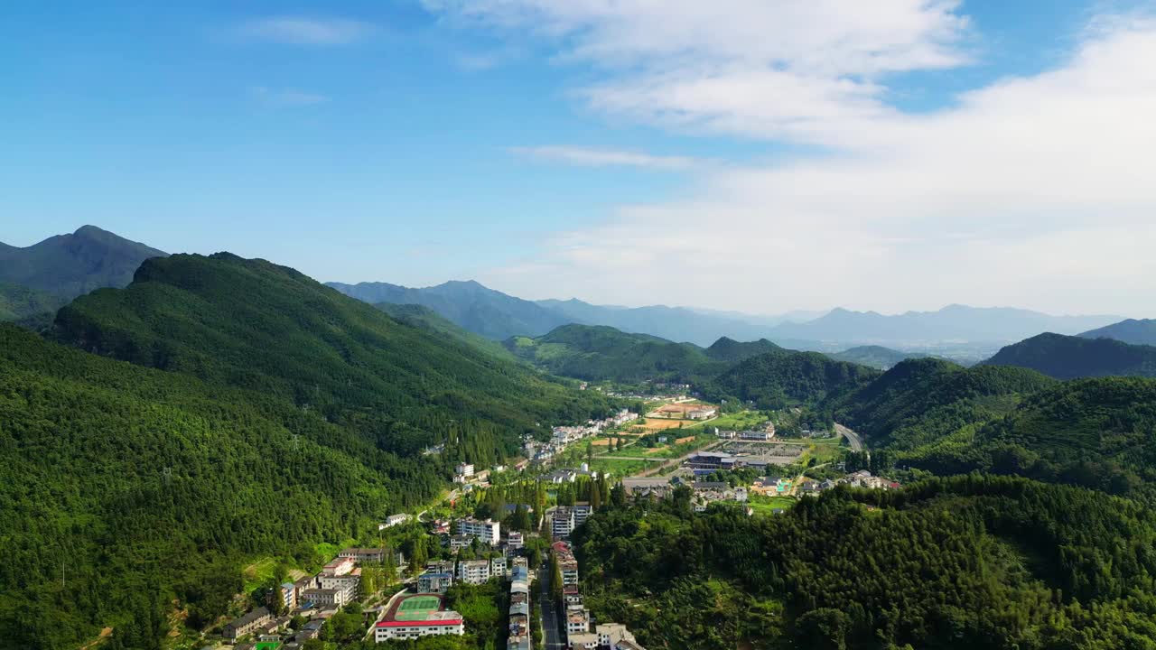 中国井冈山石像航拍视频下载