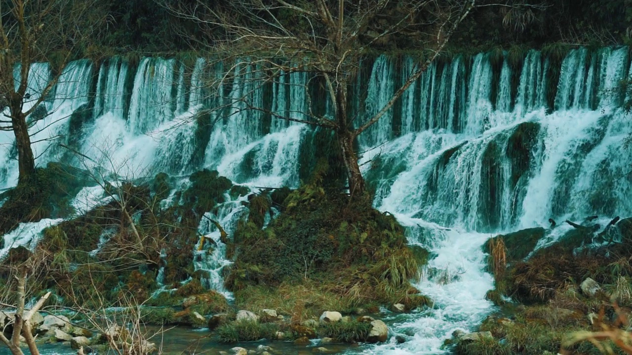 高山流水视频素材