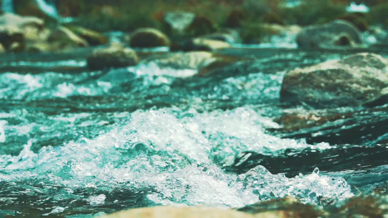 高山流水视频素材