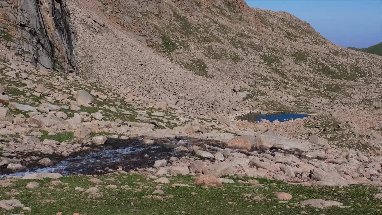 冰碛湖高地视频素材