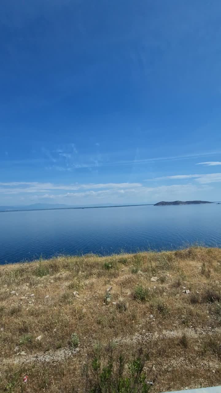 希腊海岸自驾游视频素材