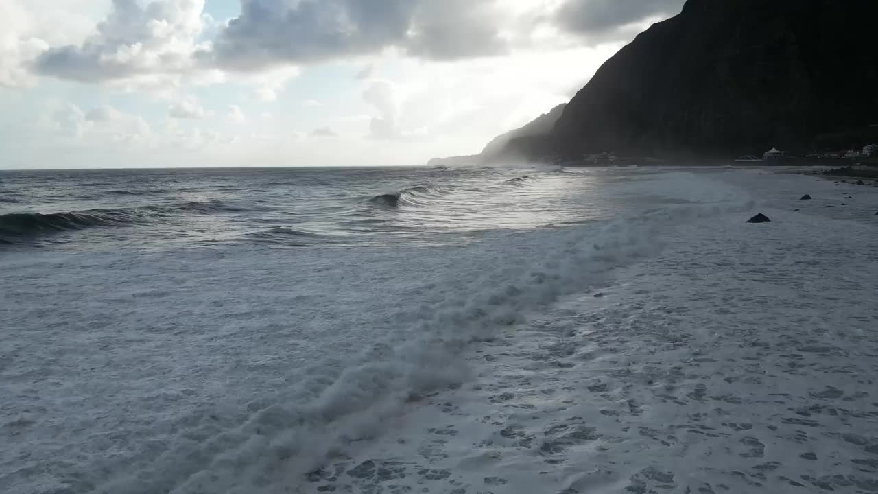 马德拉群岛的鸟瞰图视频素材